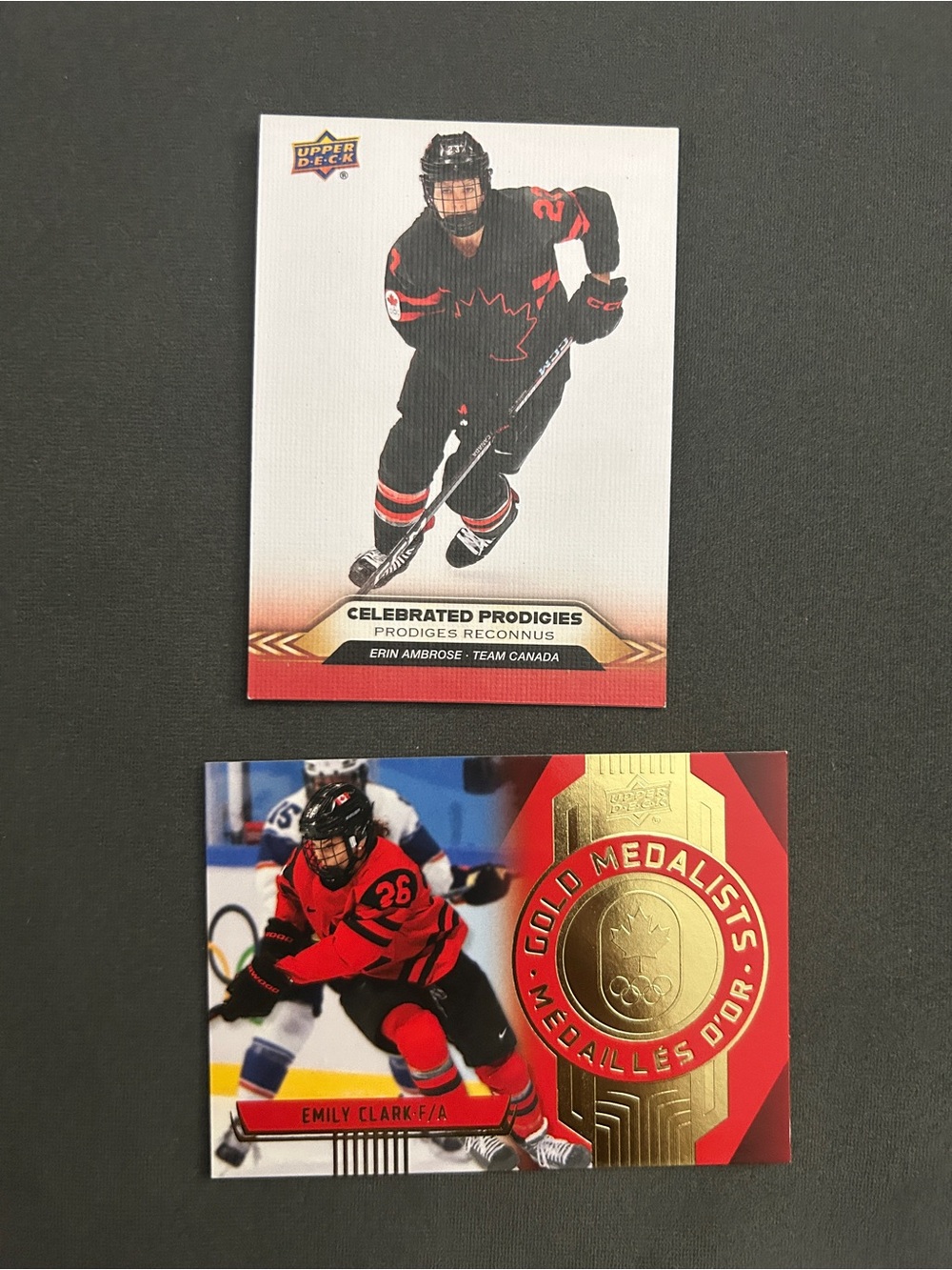 CCM Team Canada Hockey Cards - Black & Red Accents